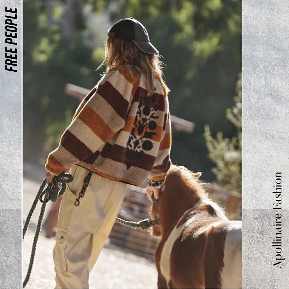FP MOVEMENT HIT THE SLOPES PRINTED FLEECE NEW XS